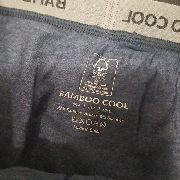 BAMBOO COOL Men’s Underwear boxer briefs Soft Comfortable Bamboo Viscose Large - Picture 13 of 15